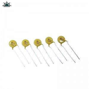 Nhà sản xuất Nhà cung cấp điện trở Silicon vàng 10D271 Đường kính 10 mm Kim loại Oxide Mov Varistor để chuyển đổinguồn cung cấp điện