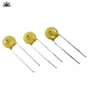 Nhà cung cấp điện trở Trung Quốc ODM Silicon vàng 10D121 Đường kính 10 mm Kim loại Varistor cho đèn LED