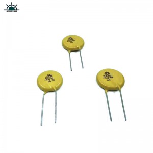 Trung Quốc ODM Công suất lớn, Bảo vệ Thunder Vàng Mov 20mm 10% HVR20D681K Varistor oxit kẽm cho thiết bị cung cấp điện